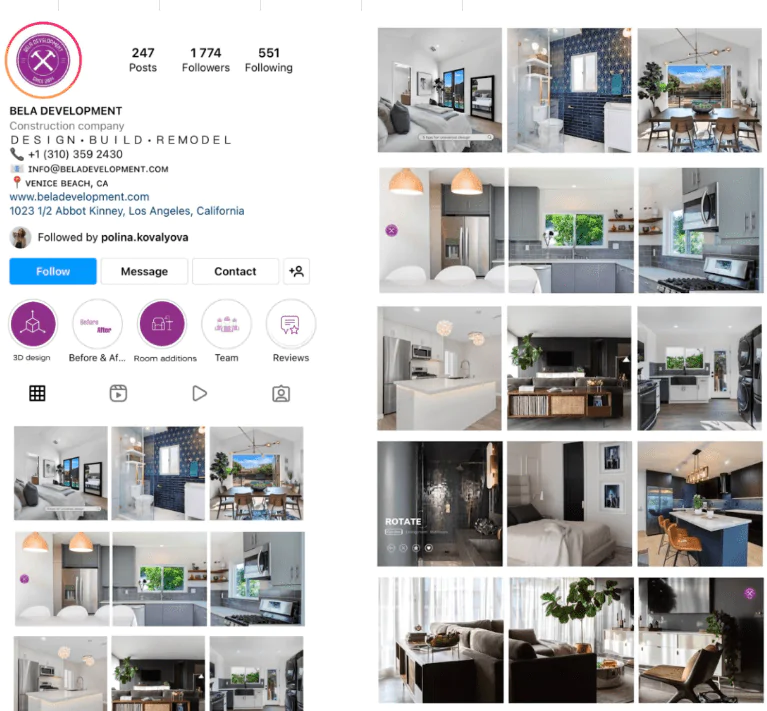 Instagram design