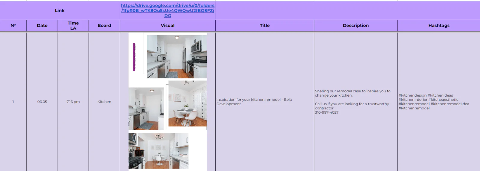 Pinterest posting plan